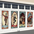 Panelee 4 Pcs Vintage Carnival Circus Party Decorations Circus Clown Elephant Ringmaser Porch Banner Side Show Party Hanging Backdrop for Halloween Birthday Baby Shower Wall Indoor Outdoor Decor