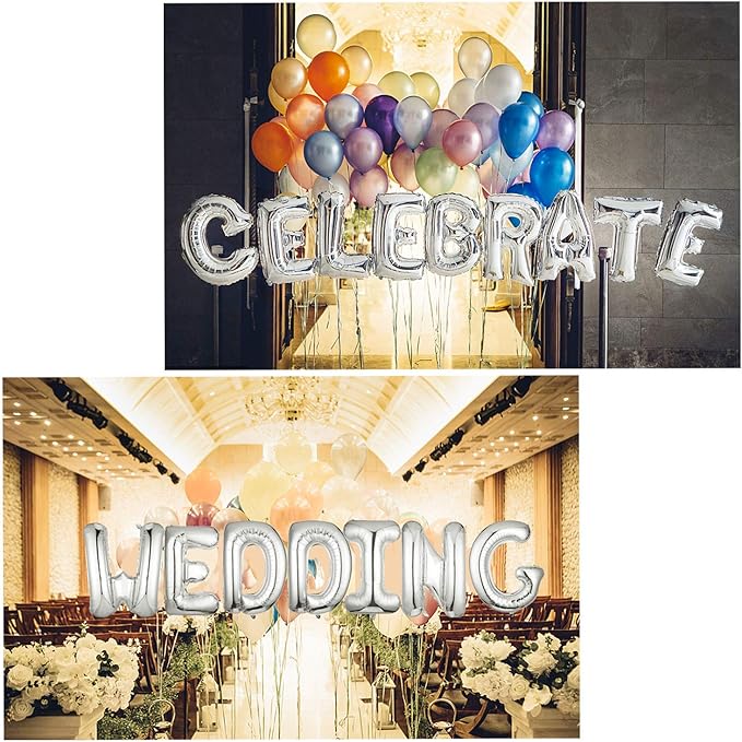 Letter Balloons 40 Inch, Single Silver Letter Q Balloons Aluminum Hanging Foil Film Balloon for Baby Shower, Wedding Anniversary, Graduation, Birthday Party Decoration