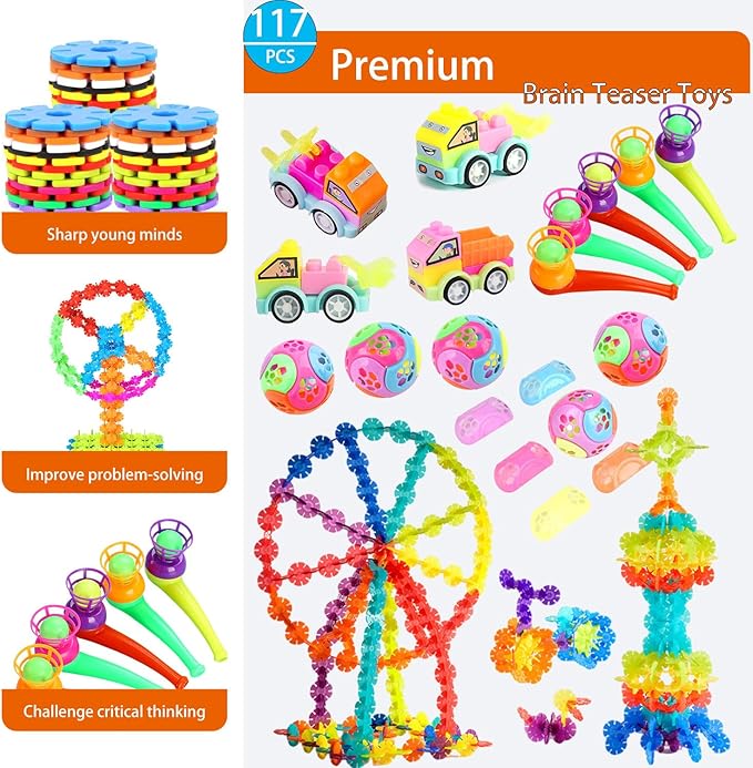 500+ PCS Premium Party Favors for Kids 5-12, Assortment Toys, Classroom Prizes,Birthday Gifts, Goodie Bag Stuffers, Pinata Fillers,Easter Eggs Fillers for Boys And Girls.