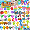 126 Pcs Party Favors for Kids 4-8-12,Easter Egg Fillers,Treasure Box Toys for Classroom Prizes,Pinata Filler,Goodie Bag Stuffers,Treasure Chest Carnival Prizes,Easter Basket Stuffers