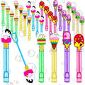 24-Pack Ice Cream Themed Bubble Wands – Assorted Ice Cream Designs Party Favors, Goodie Bag Stuffers & Piñata Fillers for Ice Cream Birthday Parties, Sweet Themed Celebrations & Carnival Prizes