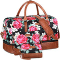 IBFUN Weekender Bags for Women, 21" Weekender Travel Bag, Travel Duffle Bag with Shoe Compartment Carry on Overnight Duffel Bag for Weekend Travel Business Trip, 3PCS