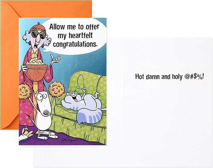 Hallmark Shoebox Maxine All Occasions Card Assortment (6 Cards with Envelopes), Model:1599RZG1001