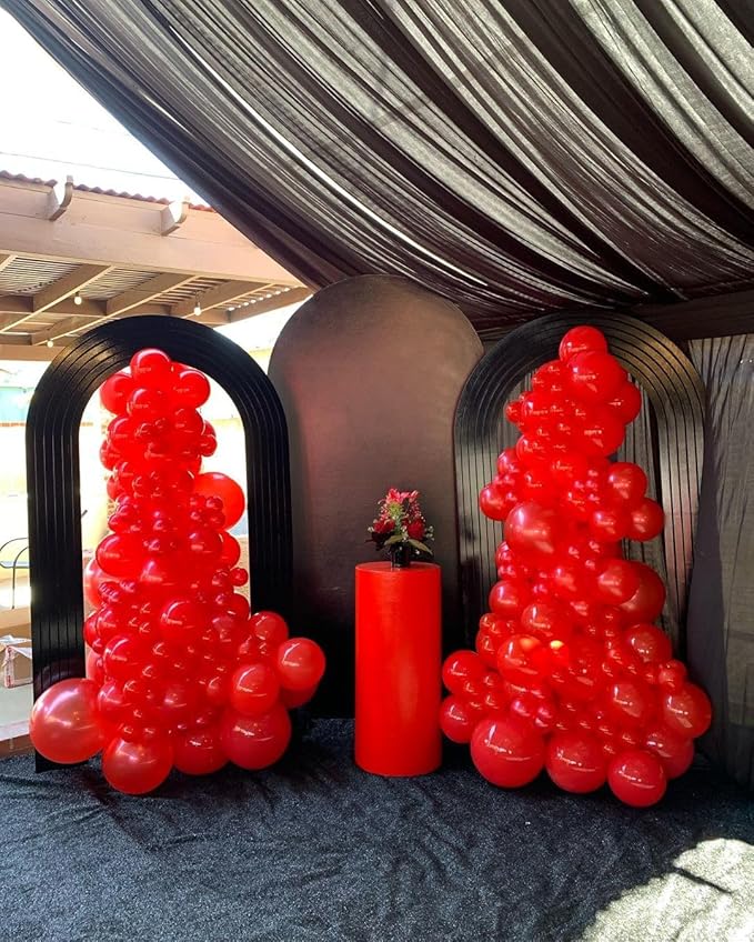 18 Inch Red Balloons - 35Pcs Large Thick Red Balloons Big Round Latex Balloons for Birthday Baby Shower Wedding Graduation Christmas Galentine's Day Valentine's Day Themed Party Decorations