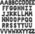 52 Pcs Black Letter Balloons,16 Inch Foil Alphabet Letter Balloons,Letter A-Z Balloon Banner Custom Phrase Balloon for Birthday Party Wedding Anniversary Decoration (Black 52pcs)