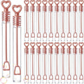 Shappy 100 Pcs Wedding Party Favor Bubble Bulk Rose Gold Key Shape Bubble Wand for Guests Send Off for Recuerdos De Boda Bridal Shower Anniversaries Celebration Goody Bag Stuffers Filler