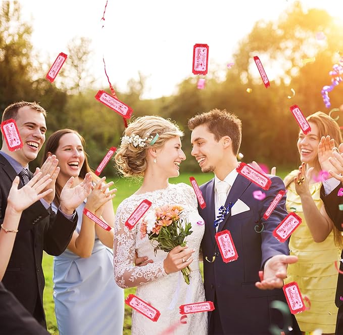 Cholemy 1000 Pcs Valentine Raffle Tickets Roll Romantic Red Heart Carnival Raffle Ticket Numbered Door Drinks Surprise Reveal Gift for Happy Valentine‘s Day Wedding Anniversary Party Favors Supplies
