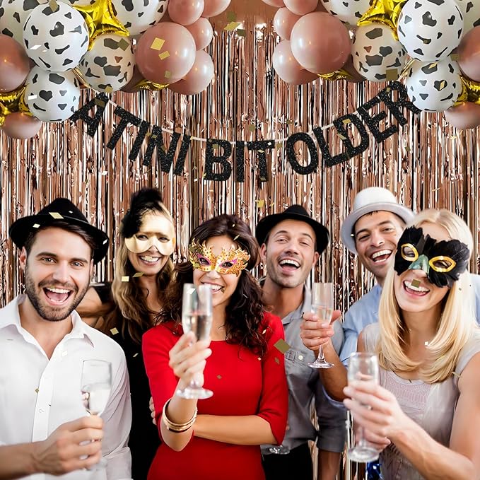 Brown Backdrop Tinsel Foil Curtain Football Party Decorations Streamers 2 Pack 3.3x8.2 ft for Birthday Superball Party Supplies Game Day Decorations Graduation Wedding Baby Shower Bridal Easter