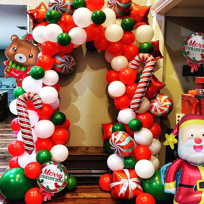 100pcs Red and White Balloons 12 Inch Thickened Latex Red White Balloons for Mother's Day Decoration Valentine's Day Birthday Wedding Mother's Day Christmas Party Decorations