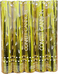 5 Packs Confetti Cannons Gold, 12 Inch Confetti Cannons Party Poppers, Gold Confetti Poppers for Graduation Wedding Birthday Parties and New Year's Eve Celebration