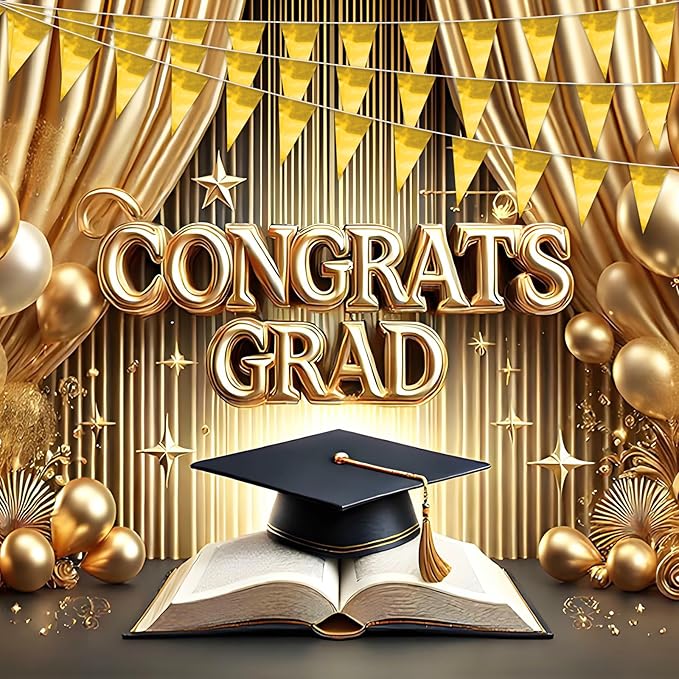 32.8FT Gold Glitter Triangle Pennant Banner Flag Metallic Bunting Outdoor Garland for Christmas Graduation Wedding Engagement Anniversary Bachelorette Birthday Bridal Shower Valentine's Party Decor