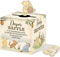 Winnie Baby Shower Decorations, Pooh Party Decorations, The Pooh Baby Shower Games, Winnie Diaper Raffle Box with 50Pcs Cards，Newborn Party Favors Boys and Girls First Birthday Supplies