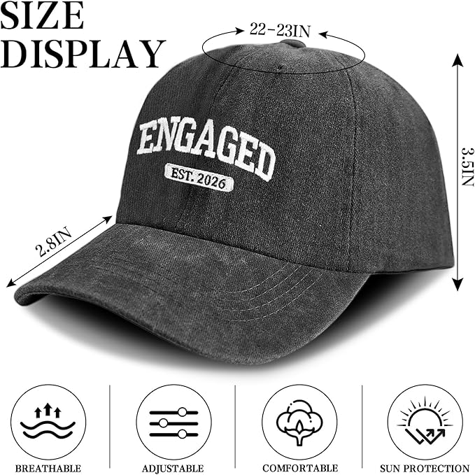 Bridal Shower Gifts for Bride Mother and Father, Adjustable Bride Hat for Wedding Engagement Bachelorette Party