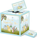 Winnie Baby Shower Decorations-The Pooh Baby Shower Games-Winnie Party Decorations-Baby Name Suggestion Cards with Box Name Suggestion Cards,Blue
