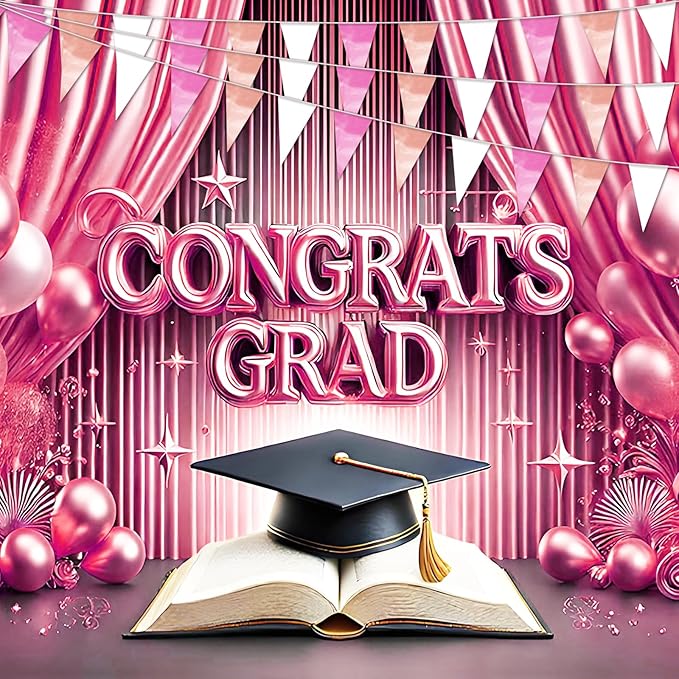 32.8FT Rose-Gold Pink Glitter Triangle Pennant Banner Flag Metallic Bunting Outdoor Garland for Christmas Graduation Wedding Engagement Anniversary Bachelorette Bridal Shower Valentine's Party Decor