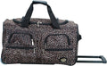Rockland Rolling Duffel Bag, Black, 22"