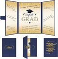 Vlipoeasn 2026 Graduation Guest Book Alternative, Blue Gold Class of 2026 Graduation Party Decorations, Graduation Signature Book for 2026 College High School, Unique Graduation Gifts for Friends