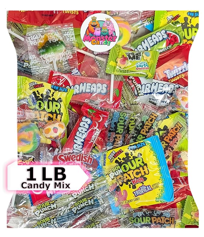 Party Favor Candy Mix - 1 lb Pinata Stuffers Candy Bulk - Goodie Bag Stuffers for Kids Party Favors - Candy Variety Pack - Bulk Candy Bags - Bulk Candy Individually Wrapped Candies - Parade Candy - Easter