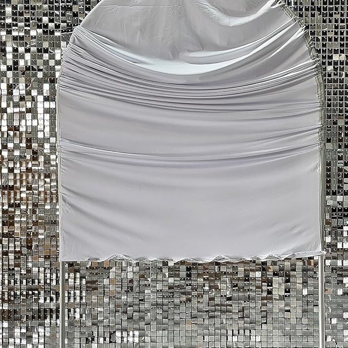 Beige Ripples Pattern Arch Backdrop Cover for Birthday Party Wedding Baby Shower Decorations Chiara Backdrops Arched Wall Frame Stands Covers Props GP-455 4ft * 7ft