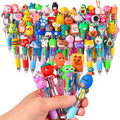 100Pcs Mini Multicolor Pens in One 4-in-1, Cute Pens Bulk for Party Favors and Birthdays, Delightful Ballpoint Pen Gifts Classroom Student Prizes (100pcs)