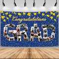 Large Graduation Photo Banner Decorations 72x44 Inch,Graduate Banner for Class of 2026 Ceremony Congratulations Grad School DIY Prom Favors Party Supplies, Picture Backdrop Sign Photography Background