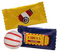 Circus Themed Peppermints 100 Count Individually Wrapped - Bulk Mints For Birthday Party Giveaways & Candy Goodie Bags-Carnival Fun Mints For Adults or Kids