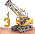 Liif Crane Truck Happy 3rd Birthday Card,3D Greeting Pop Up Birthday Card For 3 Years Old For Boy, Nephew, Grandson, Toddler,Fun Construction Vehicle Card,With Message Note & Envelop,Size 7x5 Inch