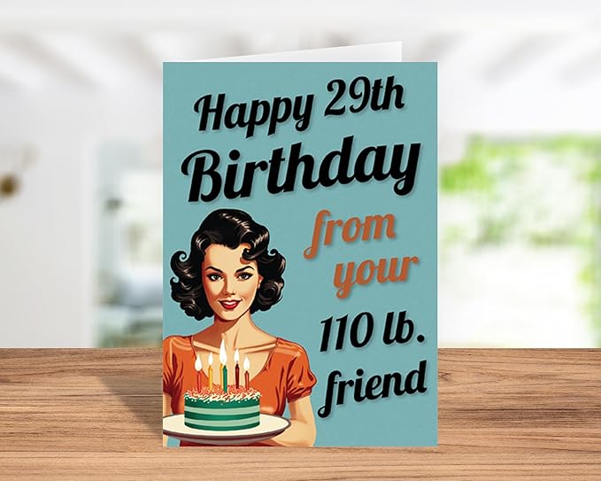 Katie Doodle - Funny Birthday Cards for Women (2-Pack, Handmade in USA) - Great for 30th, 40th, 50th, 60th, 70th, 75th, 80th, 90th Birthday Gifts for Women Friends - Includes 2 Cards & 2 Envelopes