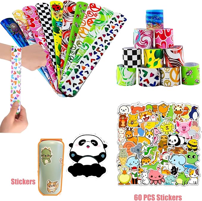 132 Pcs Party Favors for Kids, Treasure Box Toys for Classroom, Prize Box Toys for Kids, Goodie Bags Stuffers, Pinata Filler, Treasure Chest Pop Fidget Birthday Gifts