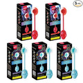Amos TastySounds Audio Music Lollipops - Singing Lollipop Candy Suckers Party Favors - 5-Pack w/ 2x Strawberry! 3x Blueberry