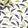Black Gold Happy Graduation Confetti Class of 2026, 120 PCS Glitter Graduation Decorations 2026, Grad Confetti for Grad Party Decorations.