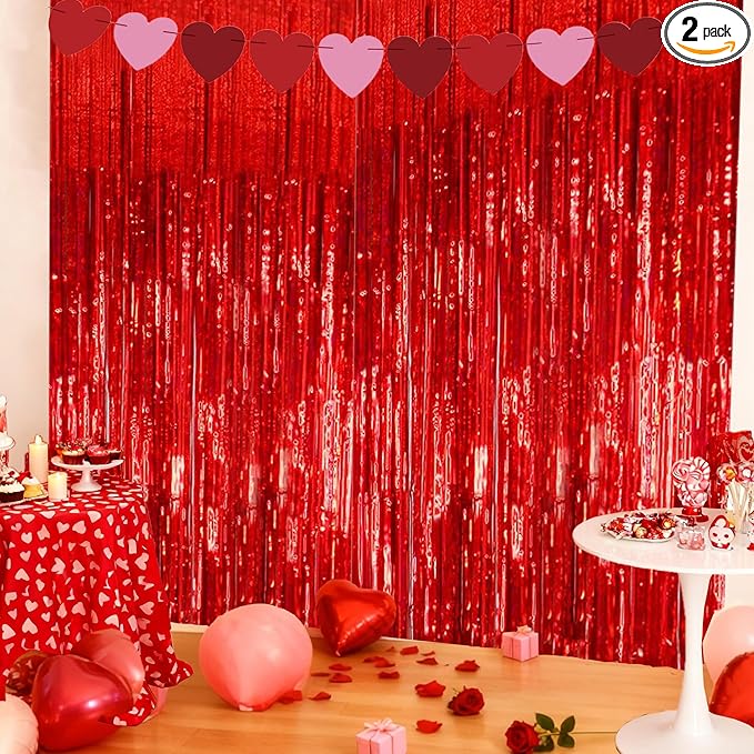 Valentines Day Decorations - Valentines Decor Backdrop Banner for Wall Door - Valentine Decorations for Home Indoor Outdoor | Galentines Day Accessories Party Favors