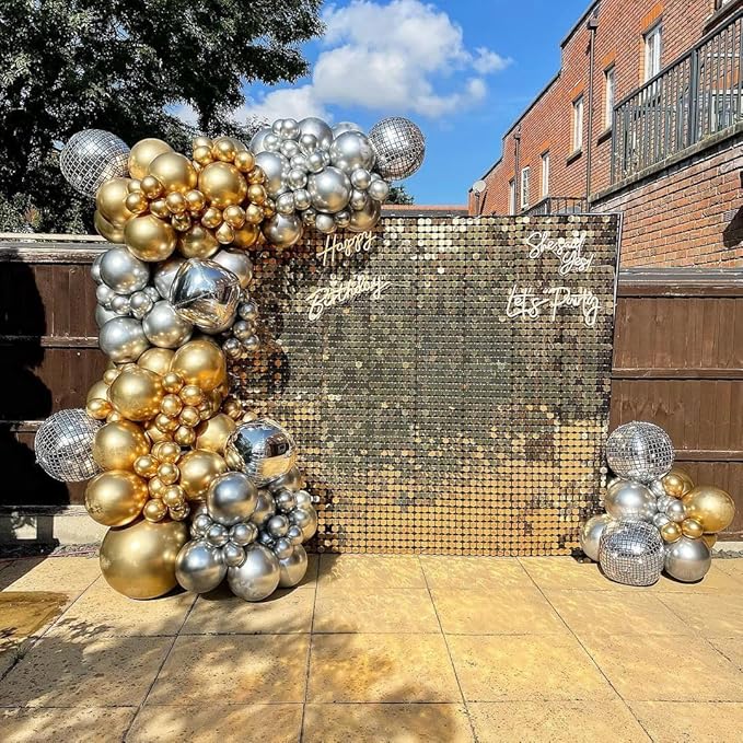 18 Inch Metallic Silver Balloons - 35pcs Large Thick Chrome Silver Balloons for Birthday, Baby Shower, Wedding, Graduation, Summer Themed Party Decorations