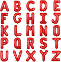 40 Inch Big Red Letter Balloons Foil Mylar Wedding Bachelorette Birthday Bridal Shower Wedding Anniversary Celebration Graduation Party Decor Supplies Alphabet L