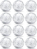 12 Pack Inflatable Glitter Beach Balls Bulk-16" Beach Ball Swimming Pool Toys for Games Adults Kids, Summer Pool Beach Party Decoration,Luau Decorations Essential Blow Up Beach Ball (Silver,Glitter)