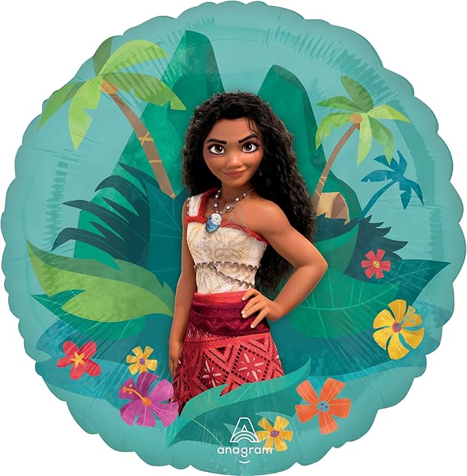 Moana's Birthday Party Supplies Airloonz and Foil Balloon Bouquet Decorations