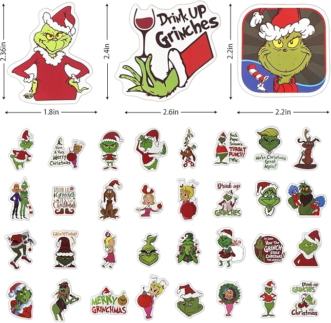 208Pcs Green Monster Christmas party decoration,holiday decorations for families, schools and offices, Monster birthday party decorations. (green)