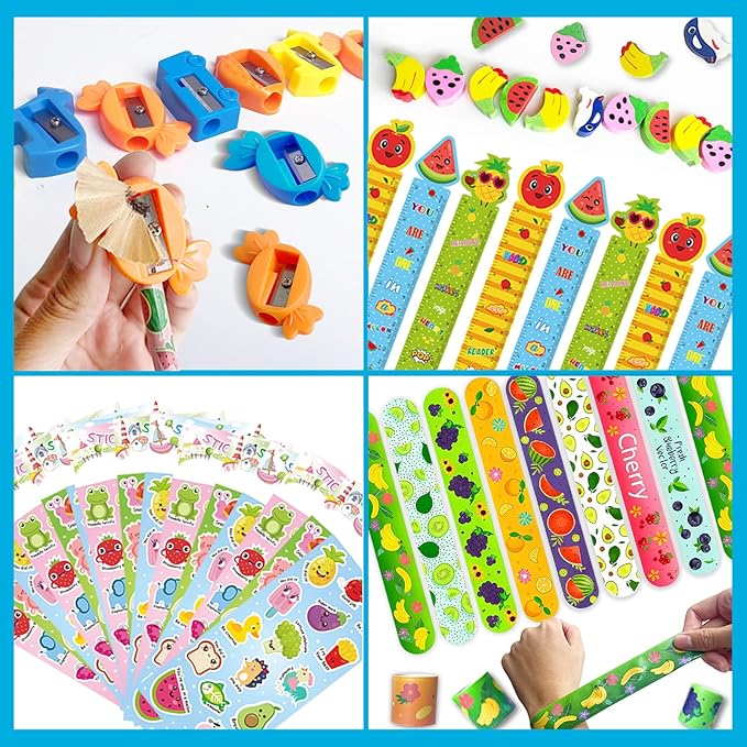 Goodie Bags for Birthday Party, 28 Pack Stationery Return Gifts for Birthday Party – Easter Classroom Gifts for Students Class Gift Rewards Prizes