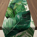 Luau Party Decorations - Palm Leaves Table Runner | Hawaiian Theme Party Decorations for Summer - Tropical Beach Backdrop Decor Birthday Party Supplies Favors for Home Kitchen Dining