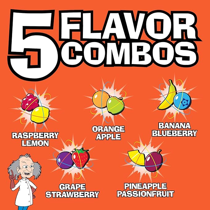 TOXIC WASTE - Nuclear Fusion Hazardously Sour Candy - Raspberry-Lemon, Pineapple-Passionfruit, Grape-Strawberry, Banana-Blueberry, & Orange-Apple Flavors - 3 oz. Coin Bank