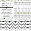 Thyle 50 Set Green Leaf Baby Shower Favors for Guests Adjustable Bracelets with Message from the Bump Card Footprints Charm Baby Shower Bracelets for Gender Reveal Thank You Gifts