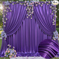 20x10 ft Wrinkle Free Purple Sequin Backdrop Curtain for Parties,Thick Not Fall-Off Glitter Backdrop Drapes,4 Panels 5x10ft Shimmer Photo Back Drop Cloth for Wedding Birthday Photography Background