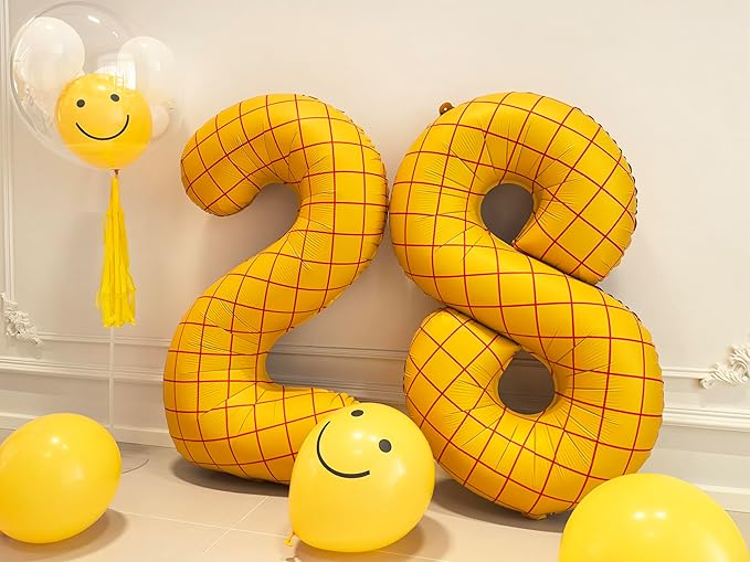 40" Matte Yellow Balloons Toy Inspired Story Theme party Supplies, Number Birthday Decoration, Cowboy Decorations Western, Cowgirl Party Balloon Digital 2