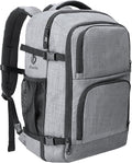 Dinictis Travel Backpack Carry on Flight Approved, Backpack Suitcase for Travel, Personal Item Travel Bag fits 17 inch Laptop- Grey