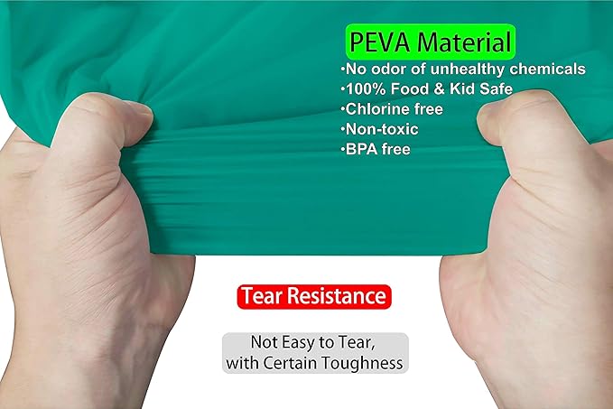 Teal Plastic Tablecloths 2 Pack Disposable Table Covers 84 Inch Circle Bridal Shower Party Tablecovers PEVA Vinyl Table Cloths for BBQ Picnic Birthday Wedding Banquet Parties 6 ft Round Table Use