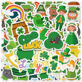 St Patricks Day Stickers for Kids - St Patricks Day Accessories - 100Pcs Shamrock Stickers,St. Patrick’s Day Crafts for Kids, St Patricks Day Gifts Treats Party Favors for Boys Girls