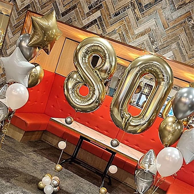 Champagne Gold Number 30 Balloons, 40 Inch Light Gold Foil Number 3 & 0 Balloons for Women, Self Inflating 30th Birthday Balloons for 30 Year Old Men Anniversary Birthday Party Decorations Supplies