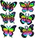 JULMELON 36 PCS Butterfly Scratch Cards, Rainbow Scratch Paper with 12 Bamboo Stylus Scratch Art for Kids Butterfly Party Favors Kids Crafts Bulk for Classroom Games DIY Handmade Family Party Gifts
