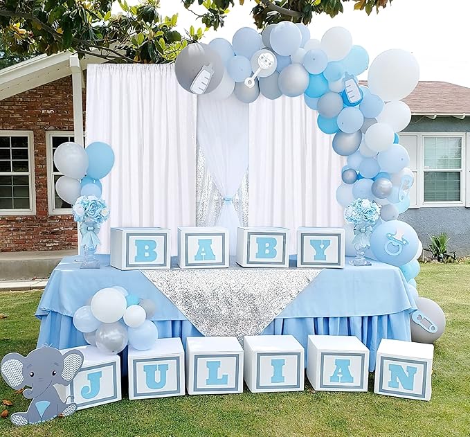B-COOL White Sequin Backdrop Curtains 2 Packs Sparkle Backdrop White 5ftx8ft Fabric Glitter Photography Drapes for Party Baby Shower Wedding Birthday Decoration