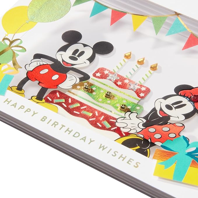 Papyrus Mickey and Minnie Mouse Birthday Card (As Wonderful As You)